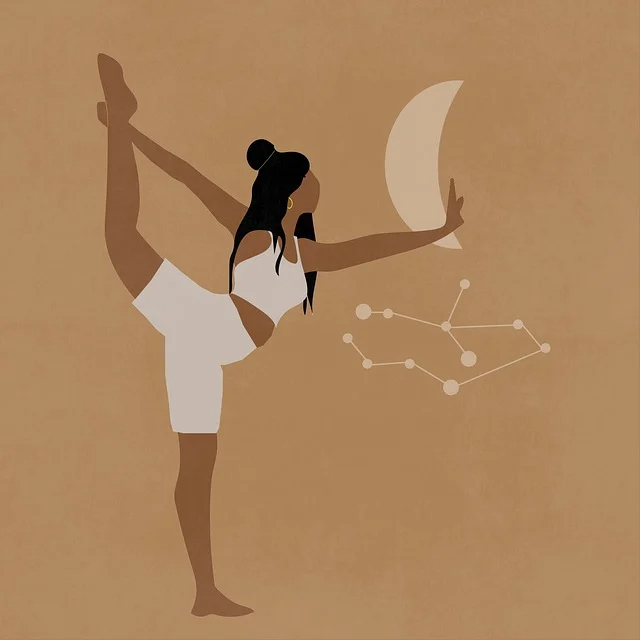 Person doing yoga